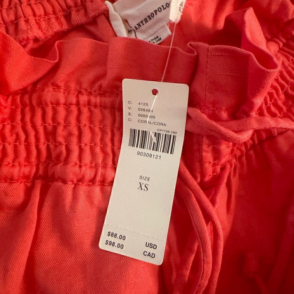 NWT Anthropologie Waist Band Shorts - Picture 6 of 6